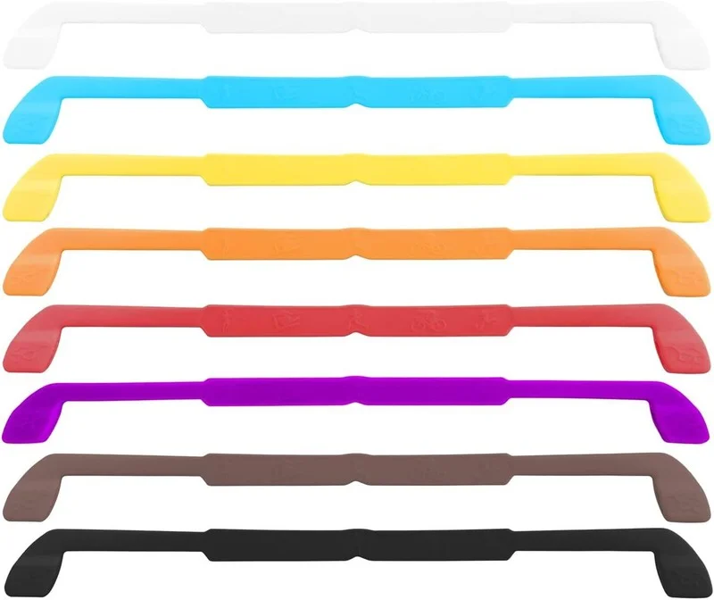 8 Pack Non-Slip Silicone Glasses Strap for Kids or Adults Sports with Elastic So 4
