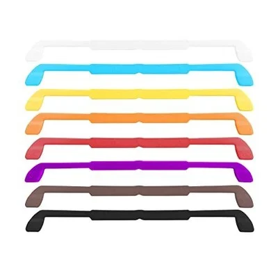 8Pcs Non-Slip Silicone Glasses Strap for Kids or Adults Sports with Elastic Soft 4