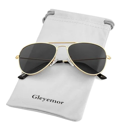 Aviator Sunglasses For Kids Boys Girls Baby Children Toddler Eye Glasses Case 1