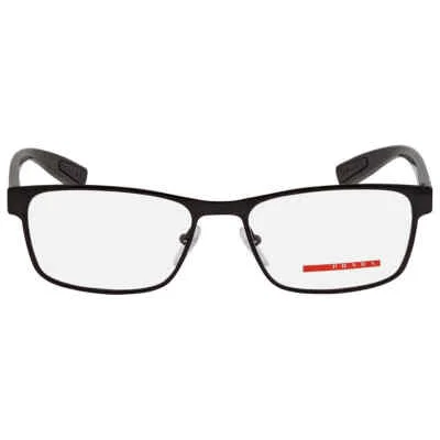 Brand New Prada Sport Linea Rossa Eyeglass Frames PS 02OV 1AB Black For Men