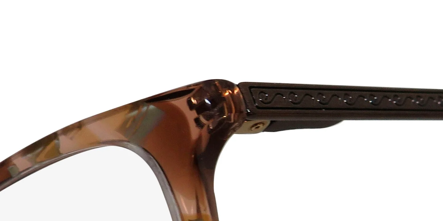 NEW DANA BUCHMAN ANGELA GLASSES WOMENS BROWN CAT EYE PLASTIC CA FULL-RIM 2