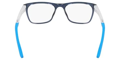 NIKE 5537 060 Kids Youth Gray Orange Rectangular Eyeglasses Sport 47-16 130 4